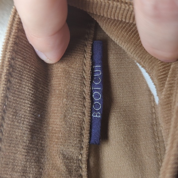 NYDJ Bootcut Tan Corduroy Pants with Lift Tuck Technology Stretch Women's Size 8 - Picture 4 of 7